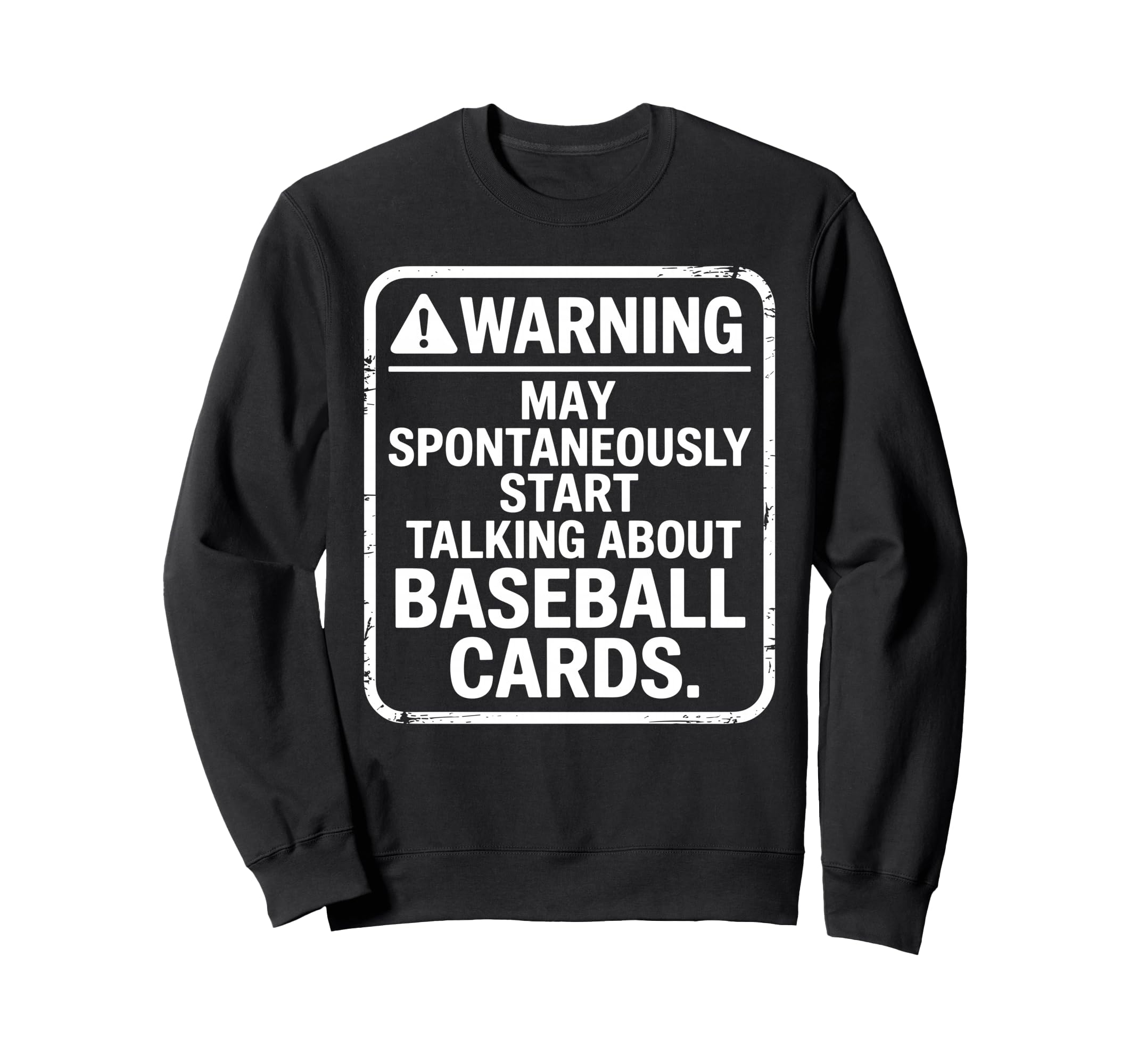 Baseball Card Art Baseball Card Sweatshirt - Novelty Apparel for Adults - T-Shirt, Sweatshirt, Hoodie