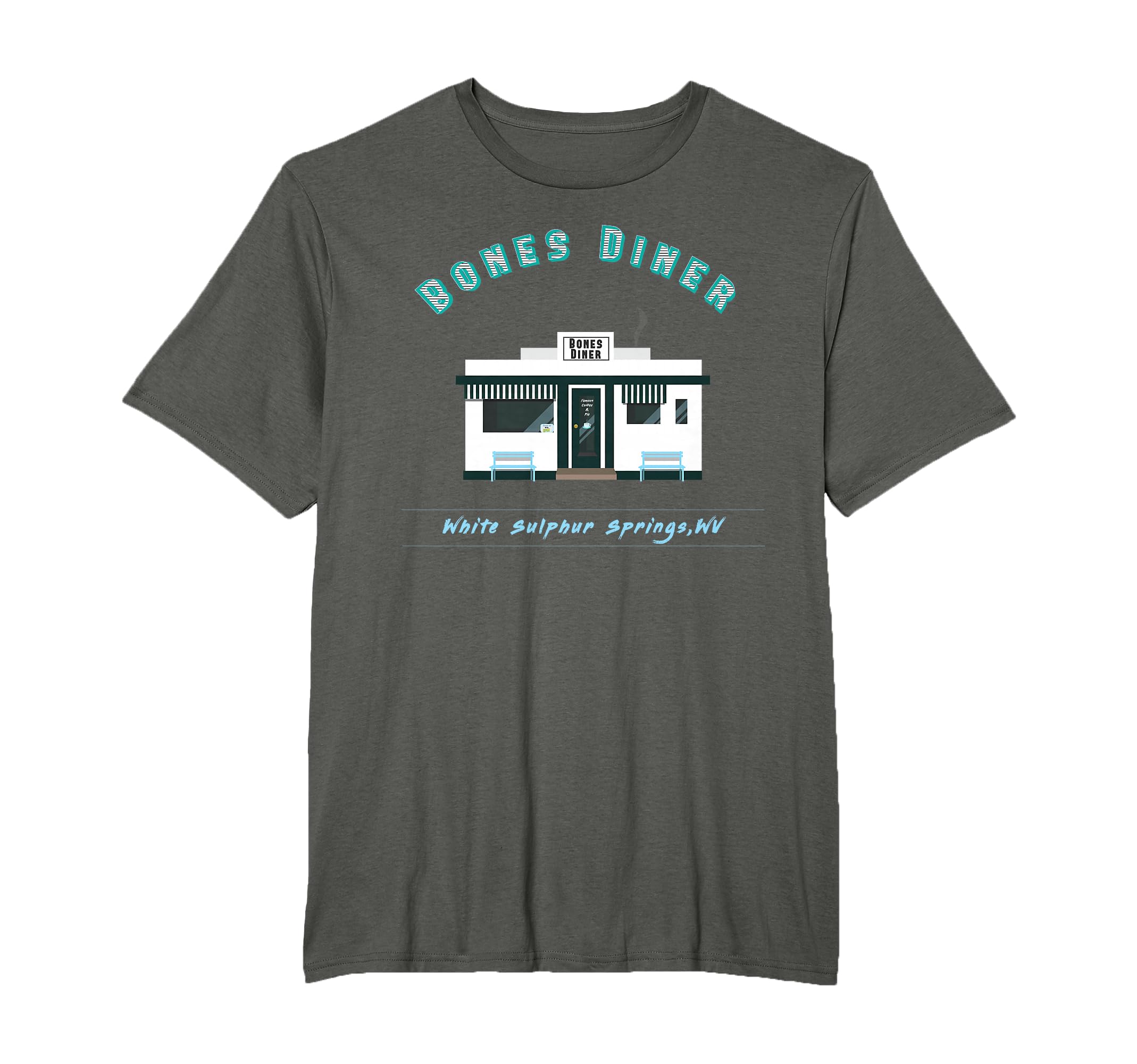 Bones Diner White Sulphur T-Shirt - Casual Everyday Wear for Adults - T-Shirt, Sweatshirt, Hoodie