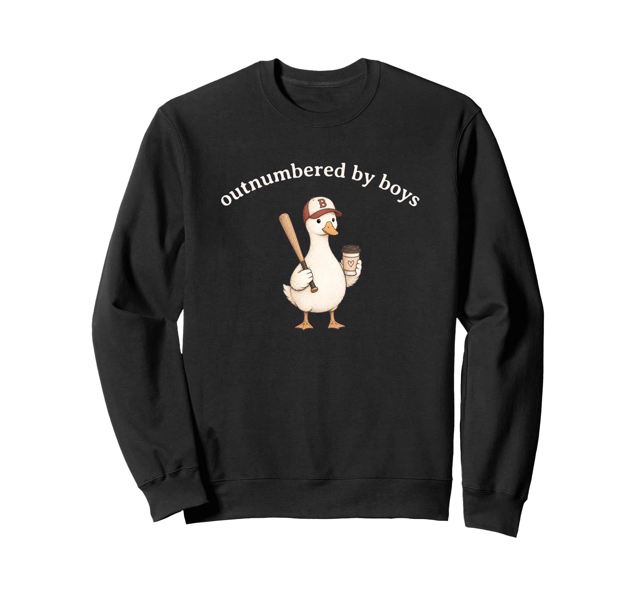 Outnumbered Funny Mom Goose Sweatshirt - Novelty Apparel for Adults - T-Shirt, Sweatshirt, Hoodie