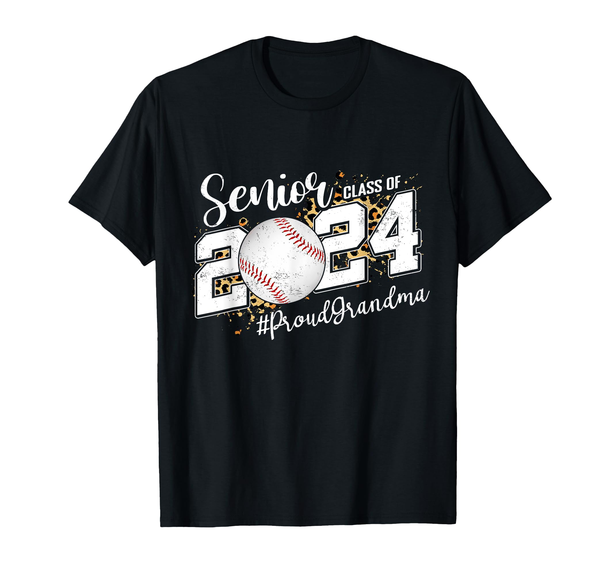 Proud Senior Grandma Class 2024 Baseball T-Shirt - Graphic Print Unisex - T-Shirt, Sweatshirt, Hoodie