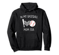 My Baseball Mom Era Game Day Baseball Hoodie - Graphic Print for Adults - T-Shirt, Sweatshirt, Hoodie