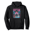 Dreamy Anime Koi Fish And Vaporwave Hoodie - Streetwear Style for Adults - T-Shirt, Sweatshirt, Hoodie