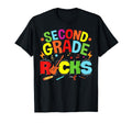 Hello 2Nd Grade Rocks Teacher Team T-Shirt - Fun Novelty Design for Adults - T-Shirt, Sweatshirt, Hoodie