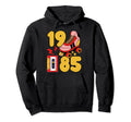 Old School 80S Vibes 1985 Hip Hop Roller Hoodie - Graphic Print Unisex - T-Shirt, Sweatshirt, Hoodie