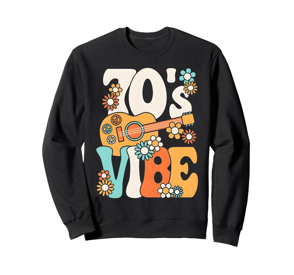 70S Vibe Funny 70S Party Boho Sweatshirt - Trendy Graphic for Adults - T-Shirt, Sweatshirt, Hoodie