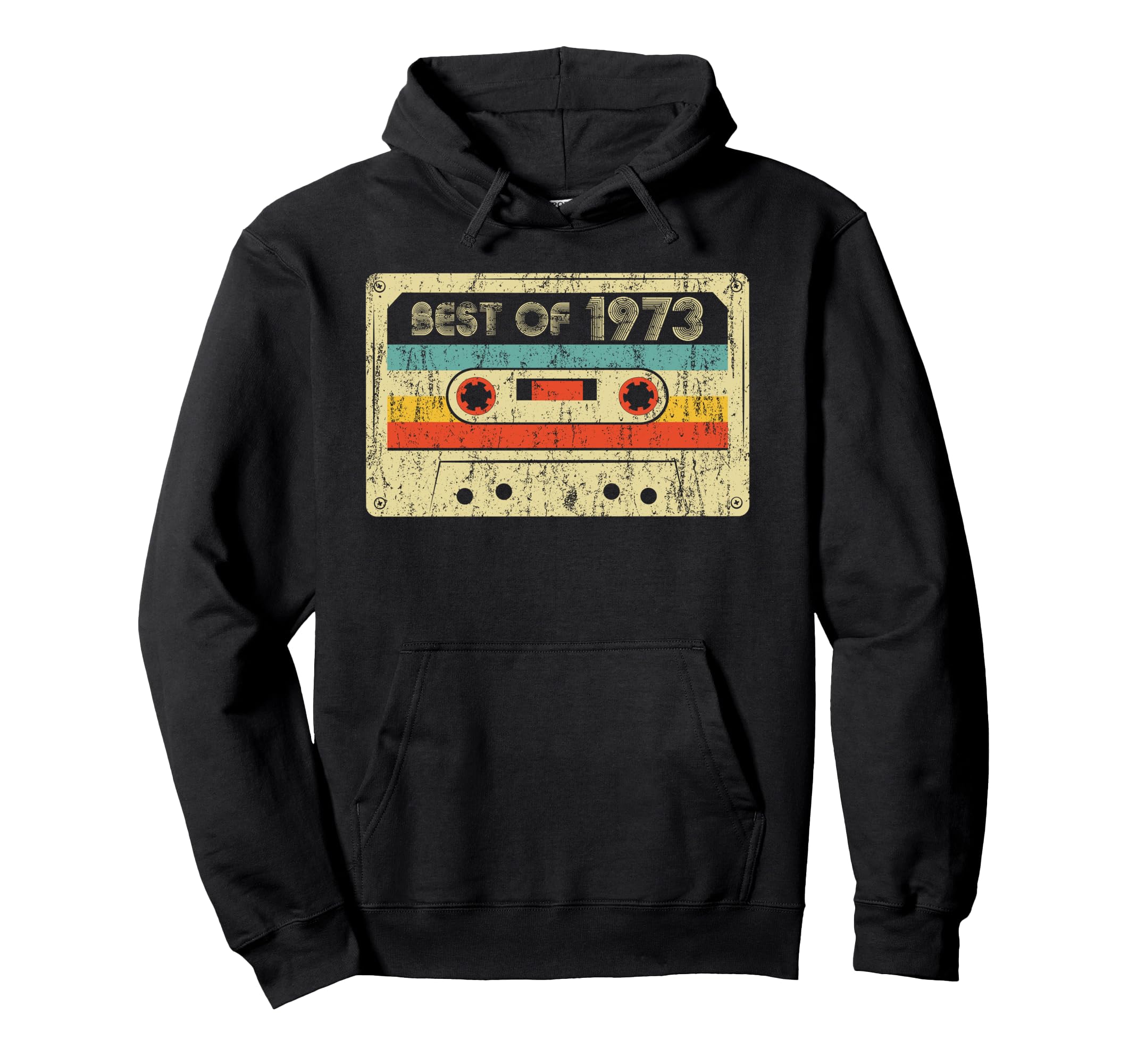 52Nd Birthday Best 1973 Bday Cassette Hoodie - Streetwear Style for Adults - T-Shirt, Sweatshirt, Hoodie
