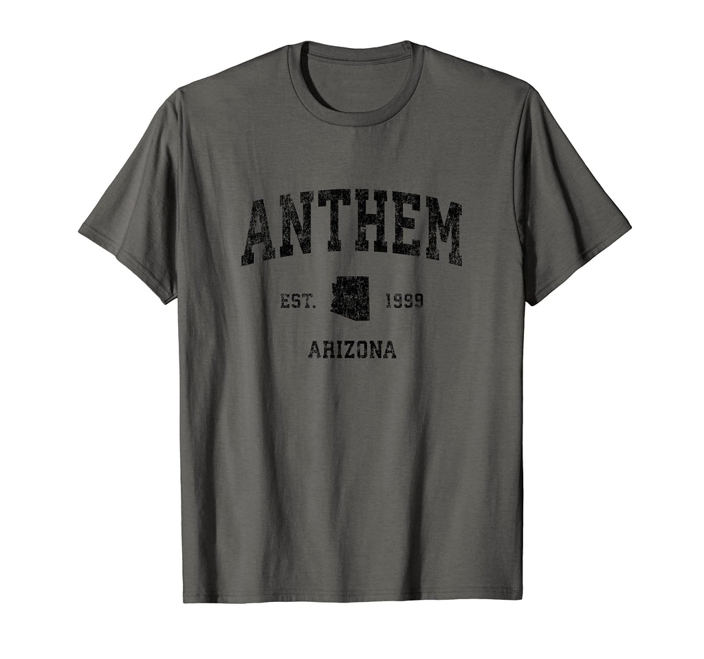 Anthem Arizona Az Sports Black T-Shirt - Casual Everyday Wear Men Women - T-Shirt, Sweatshirt, Hoodie