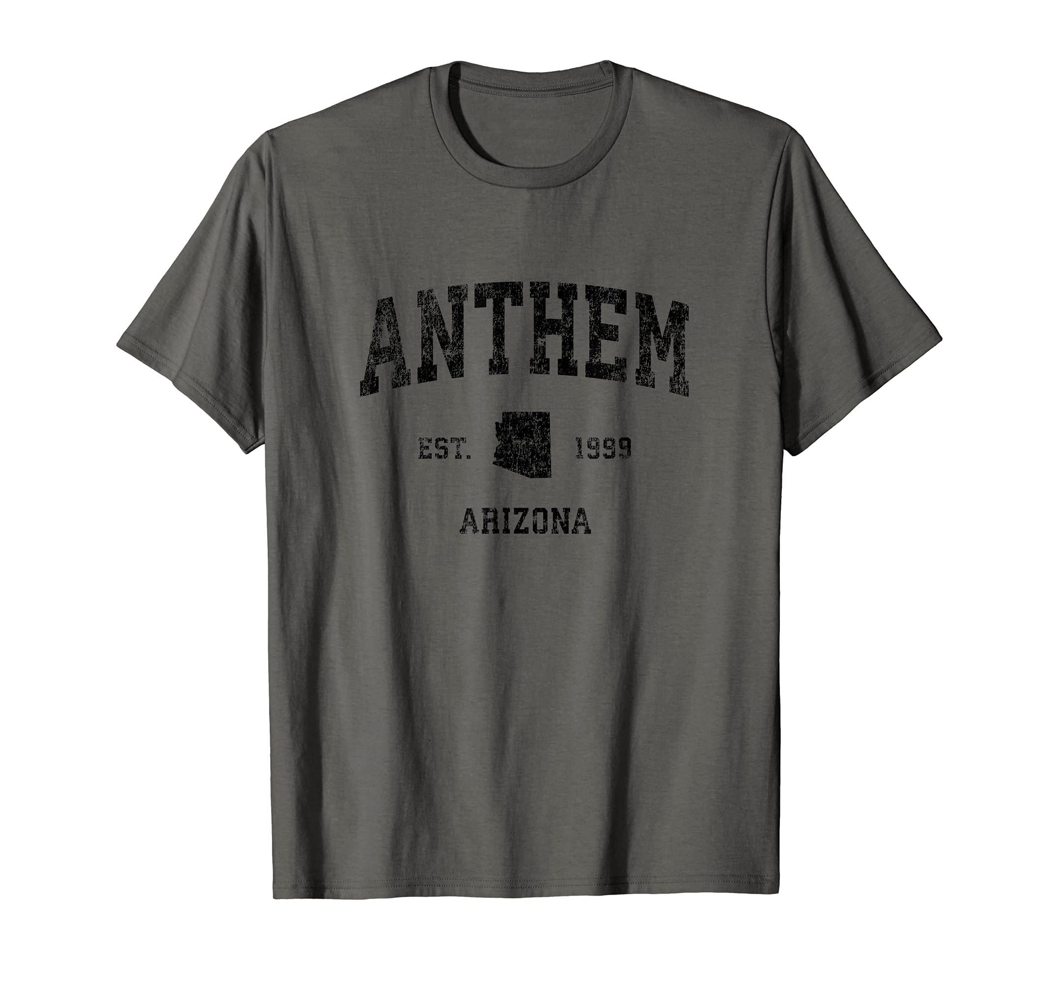Anthem Arizona Az Sports Black T-Shirt - Casual Everyday Wear Men Women - T-Shirt, Sweatshirt, Hoodie