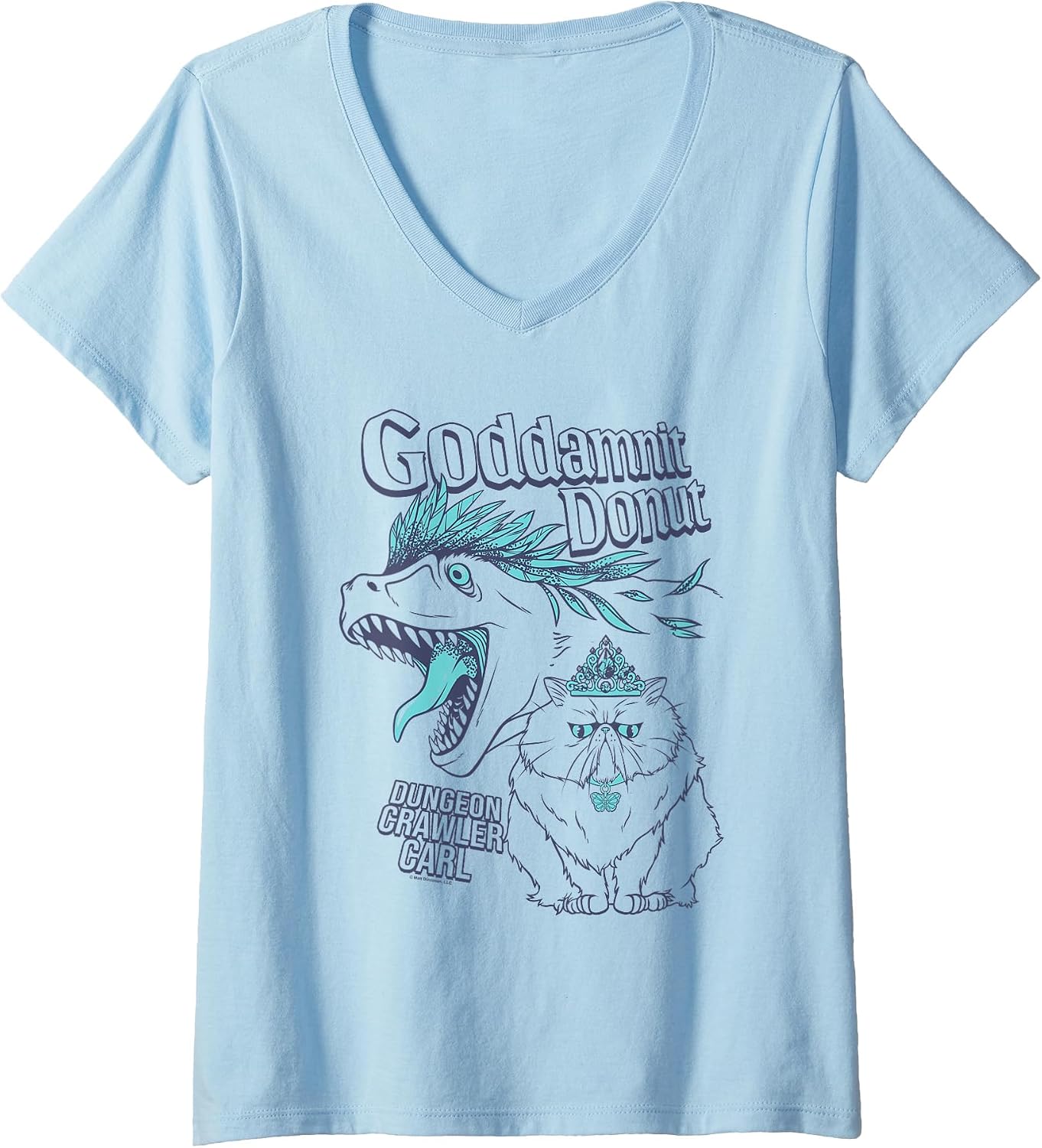 Women's Dungeon Crawler Carl Princess Donut and Mongo - Adult & Kids T-Shirts, Sweatshirts & Hoodies apparel design preview 1