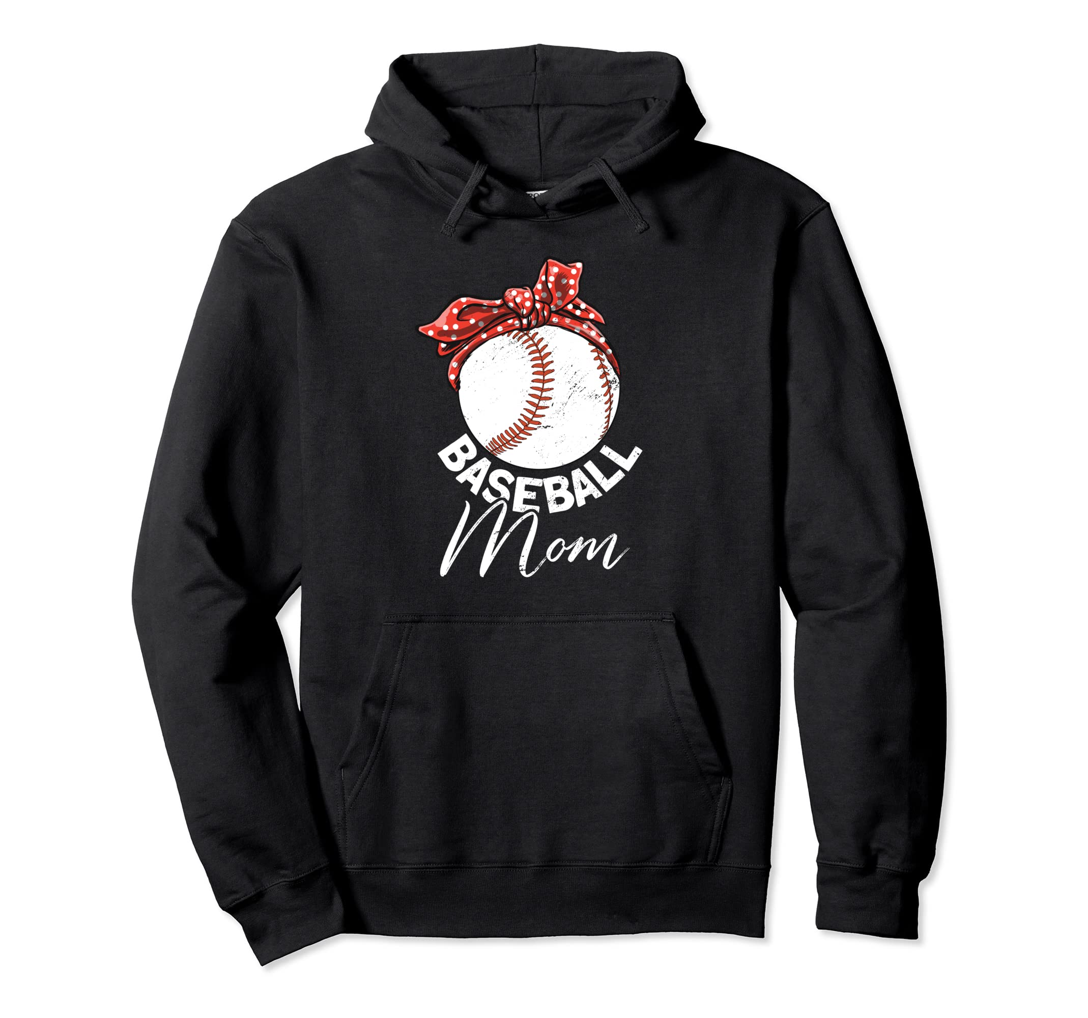 Baseball Mother Funny Baseball Mom Hoodie - Fun Novelty Design Men Women - T-Shirt, Sweatshirt, Hoodie
