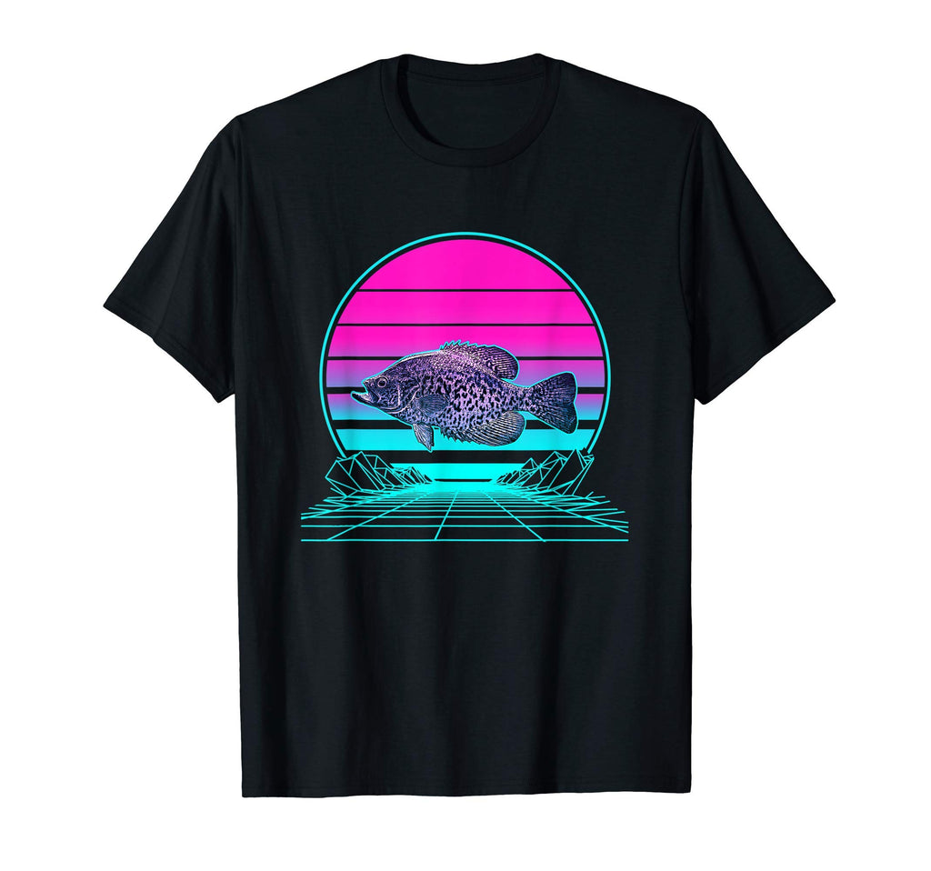 Sunset Crappie T-Shirt - Graphic Print for Adults - T-Shirt, Sweatshirt, Hoodie