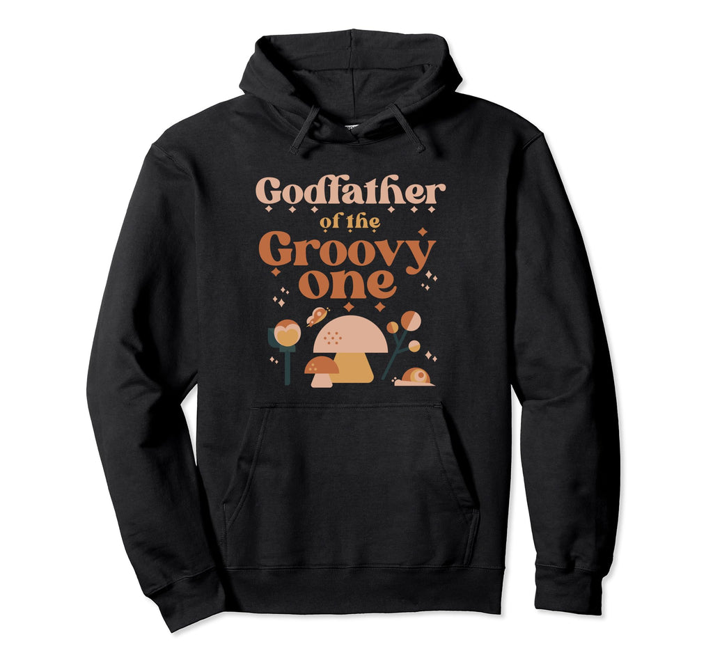 Godfather Groovy One Boho 1St Birthday Hoodie - Graphic Print Men Women - T-Shirt, Sweatshirt, Hoodie