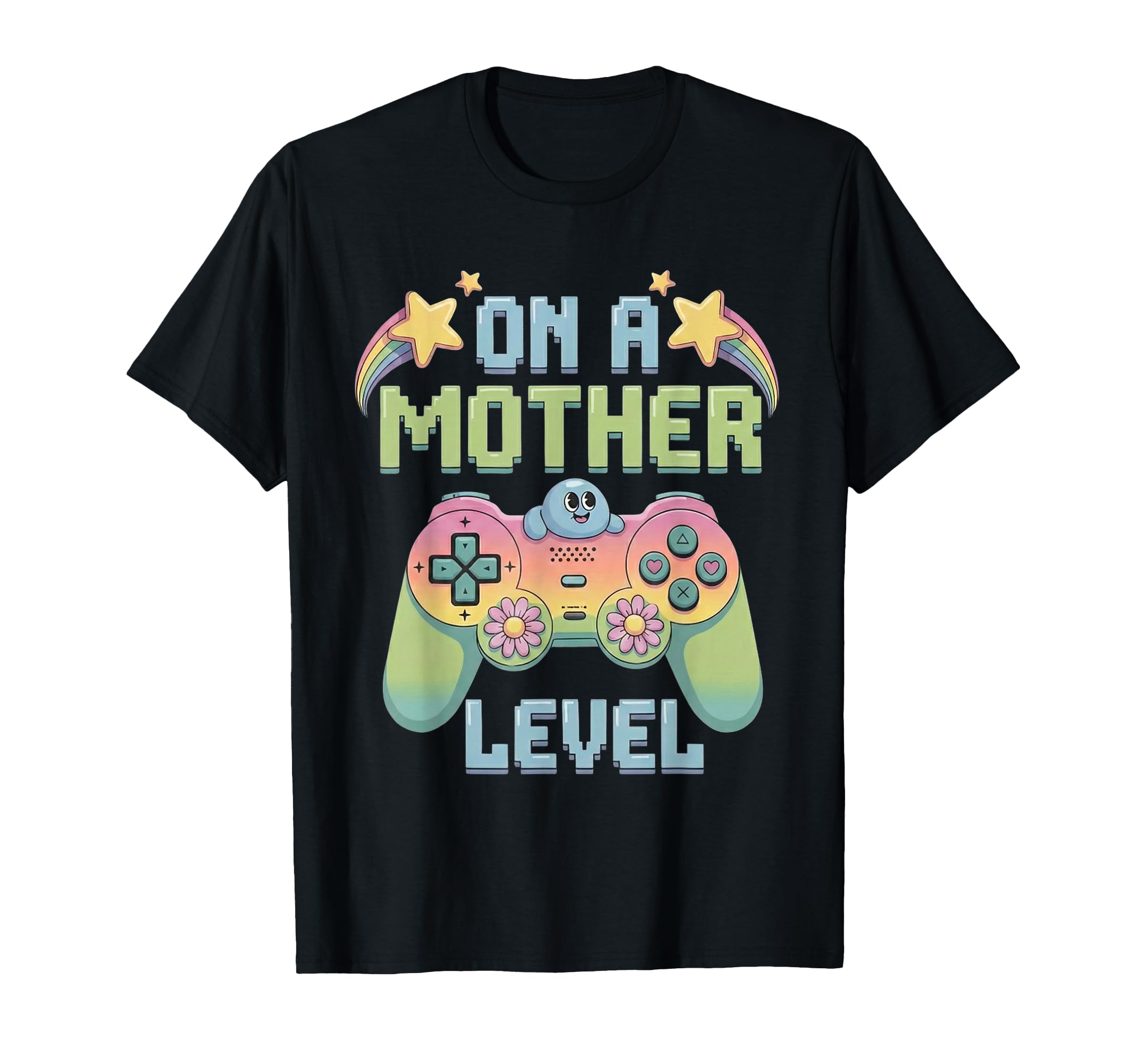 Mother Level Up Gamer Mom Mothers Day T-Shirt - Unique Graphic Unisex - T-Shirt, Sweatshirt, Hoodie