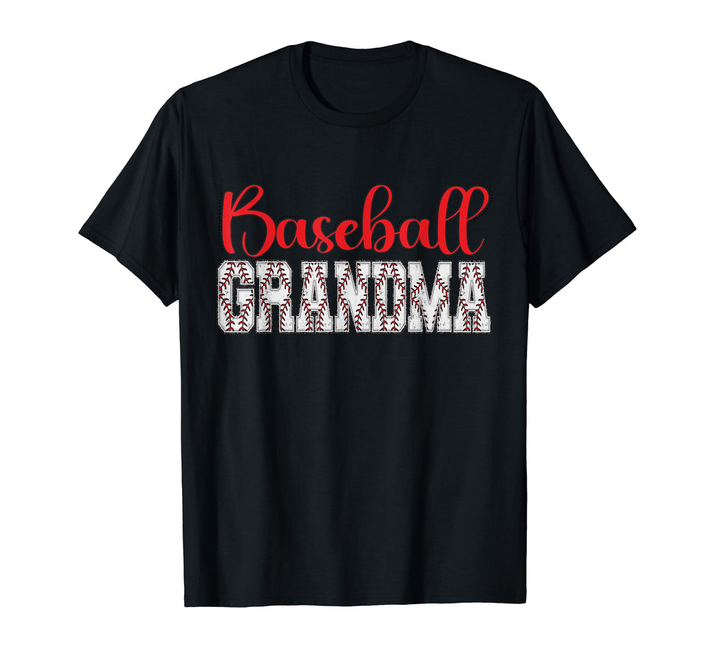 Baseball Grandma Funny Sporty T-Shirt - Casual Everyday Wear Men Women - T-Shirt, Sweatshirt, Hoodie
