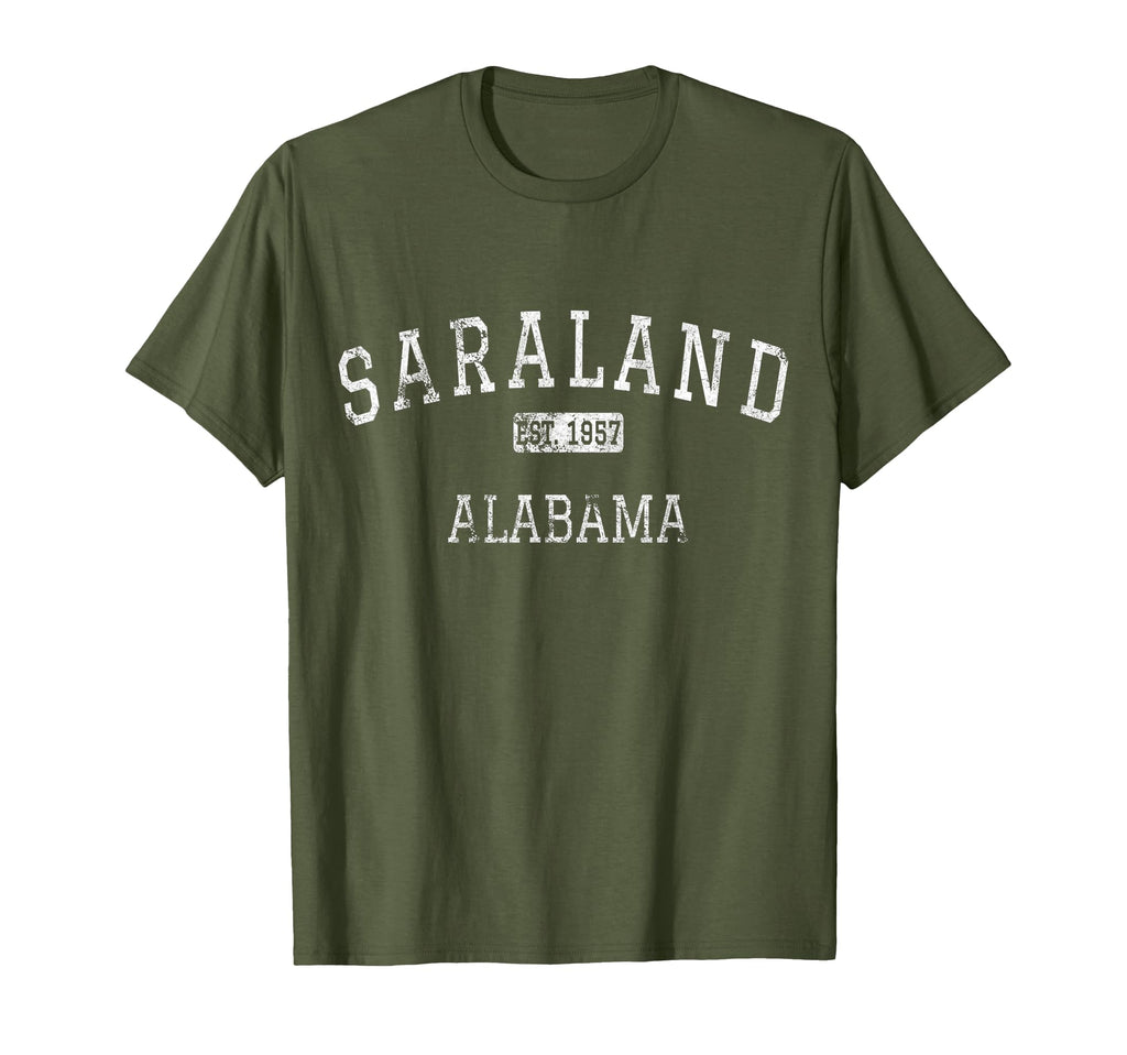 Saraland Alabama Al T-Shirt - Trendy Graphic Men Women - T-Shirt, Sweatshirt, Hoodie