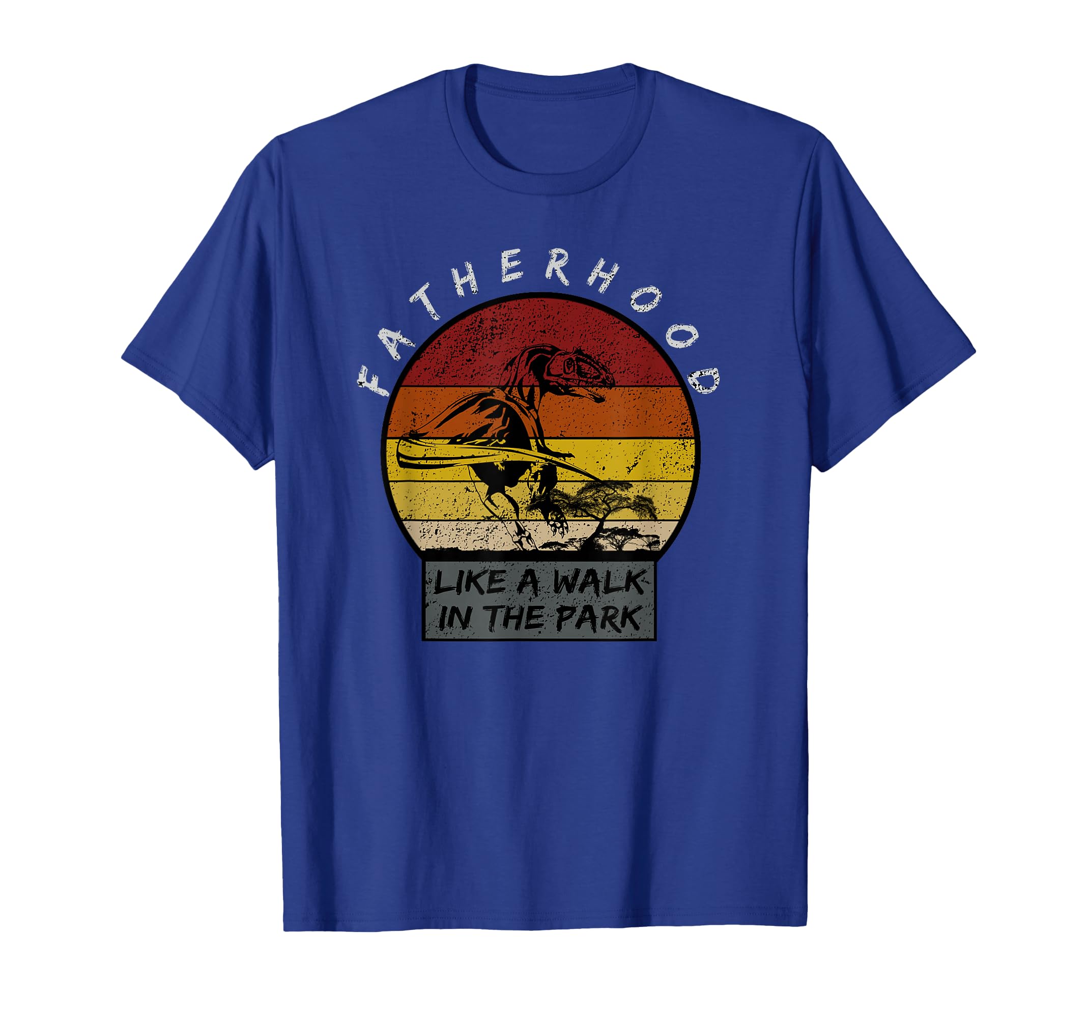Fatherhood Like Walk Park Dad Sunset T-Shirt - Custom Art Print Men Women - T-Shirt, Sweatshirt, Hoodie