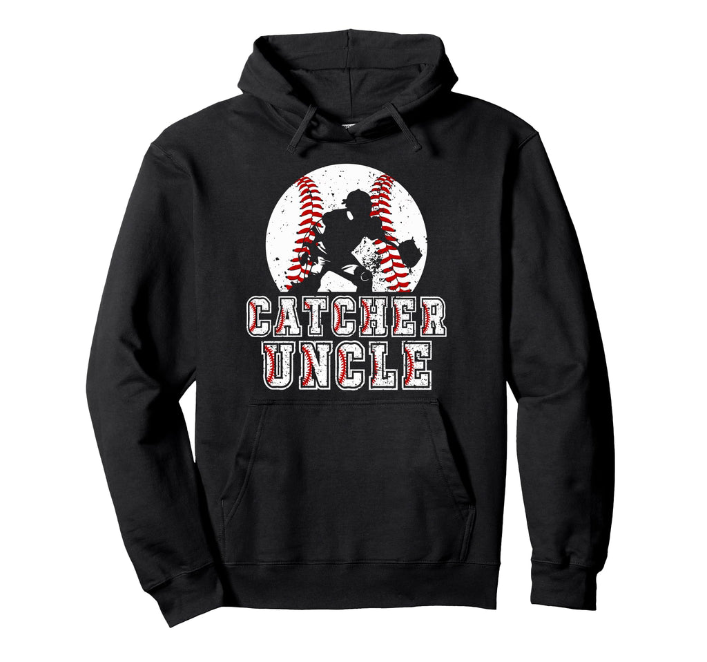 Baseball Catcher Uncle Baseball Catcher Hoodie - Trendy Graphic for Adults - T-Shirt, Sweatshirt, Hoodie