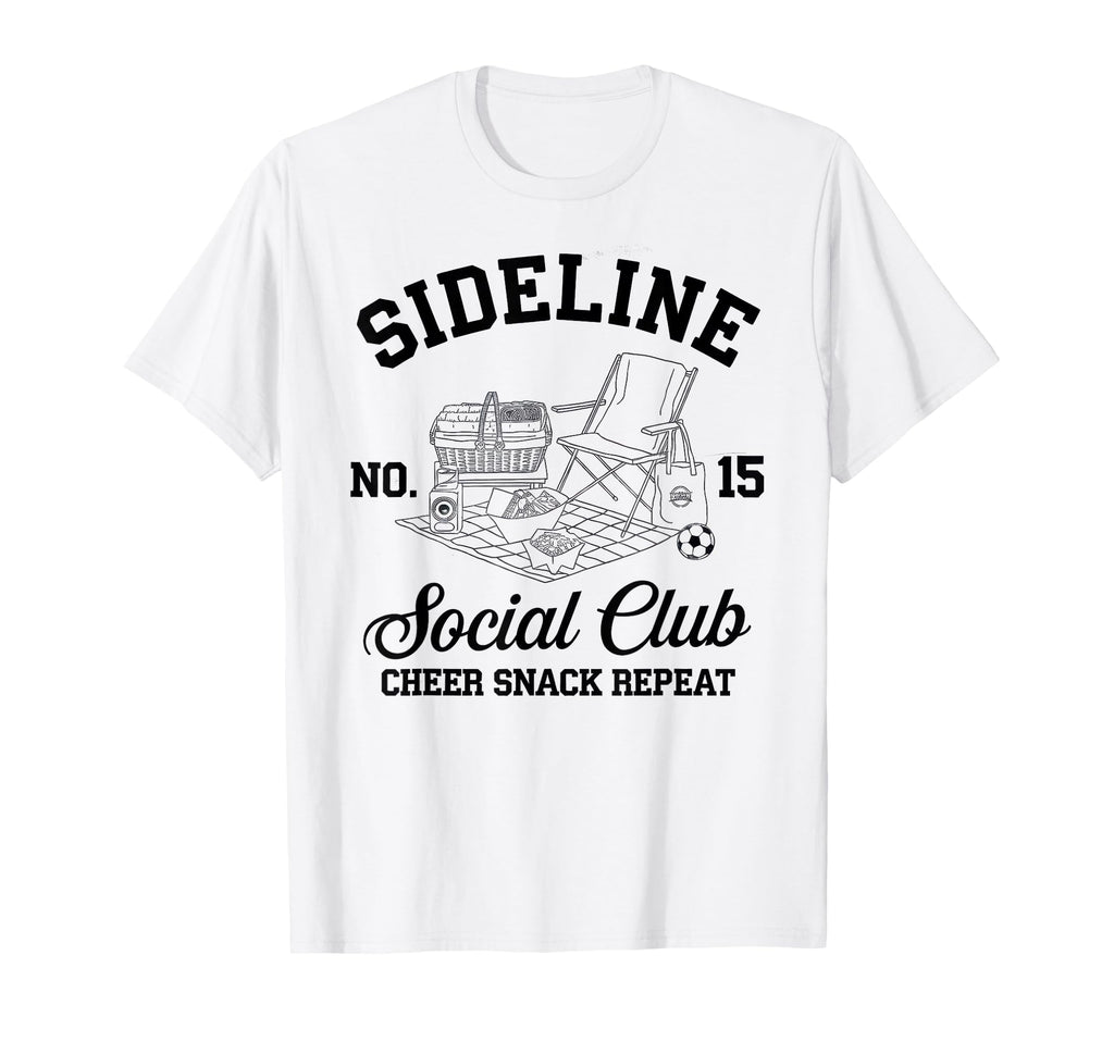 Sideline Social Club Soccer Mom Game T-Shirt - Minimalist Print Men Women - T-Shirt, Sweatshirt, Hoodie