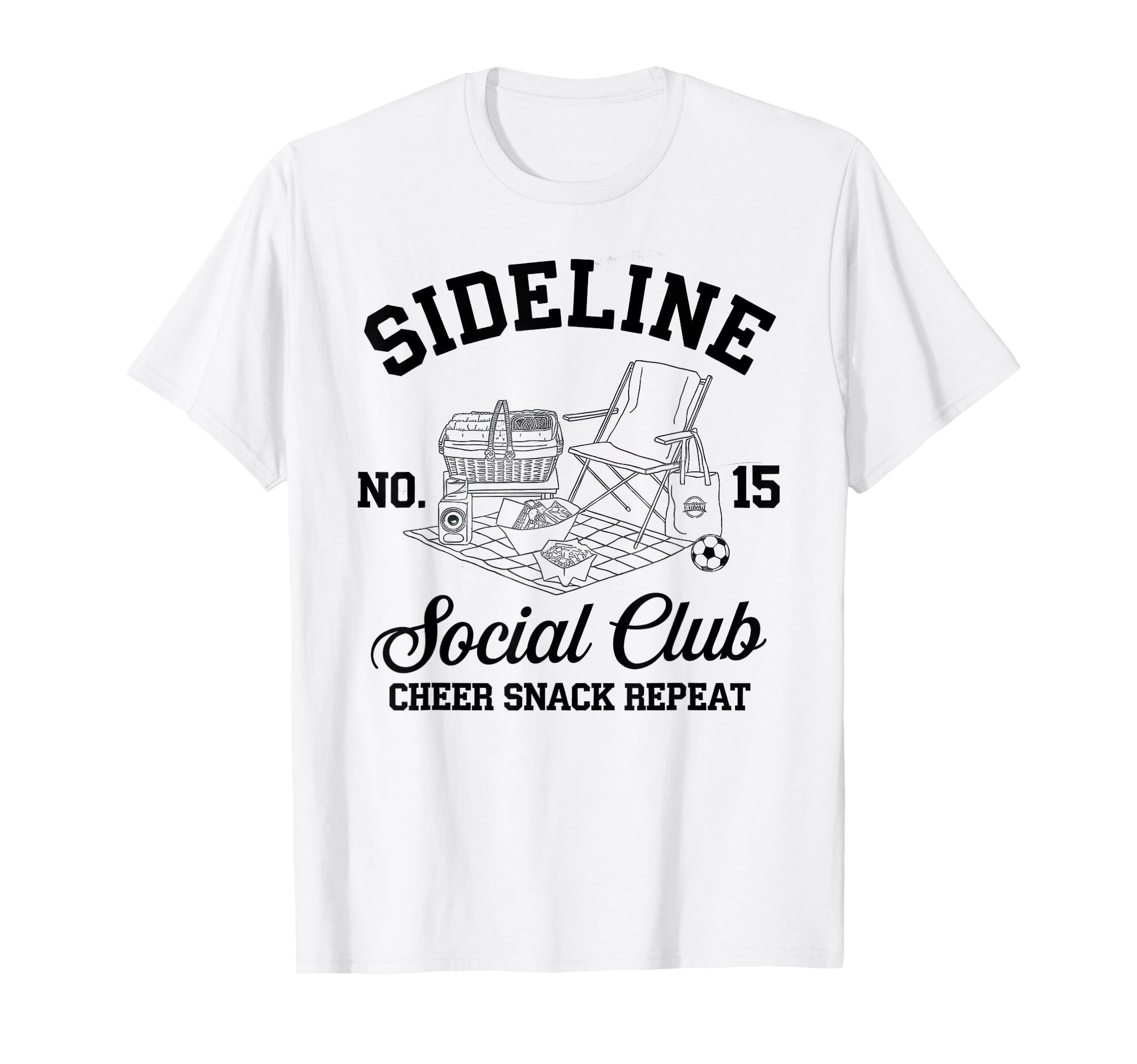 Sideline Social Club Soccer Mom Game T-Shirt - Minimalist Print Men Women - T-Shirt, Sweatshirt, Hoodie
