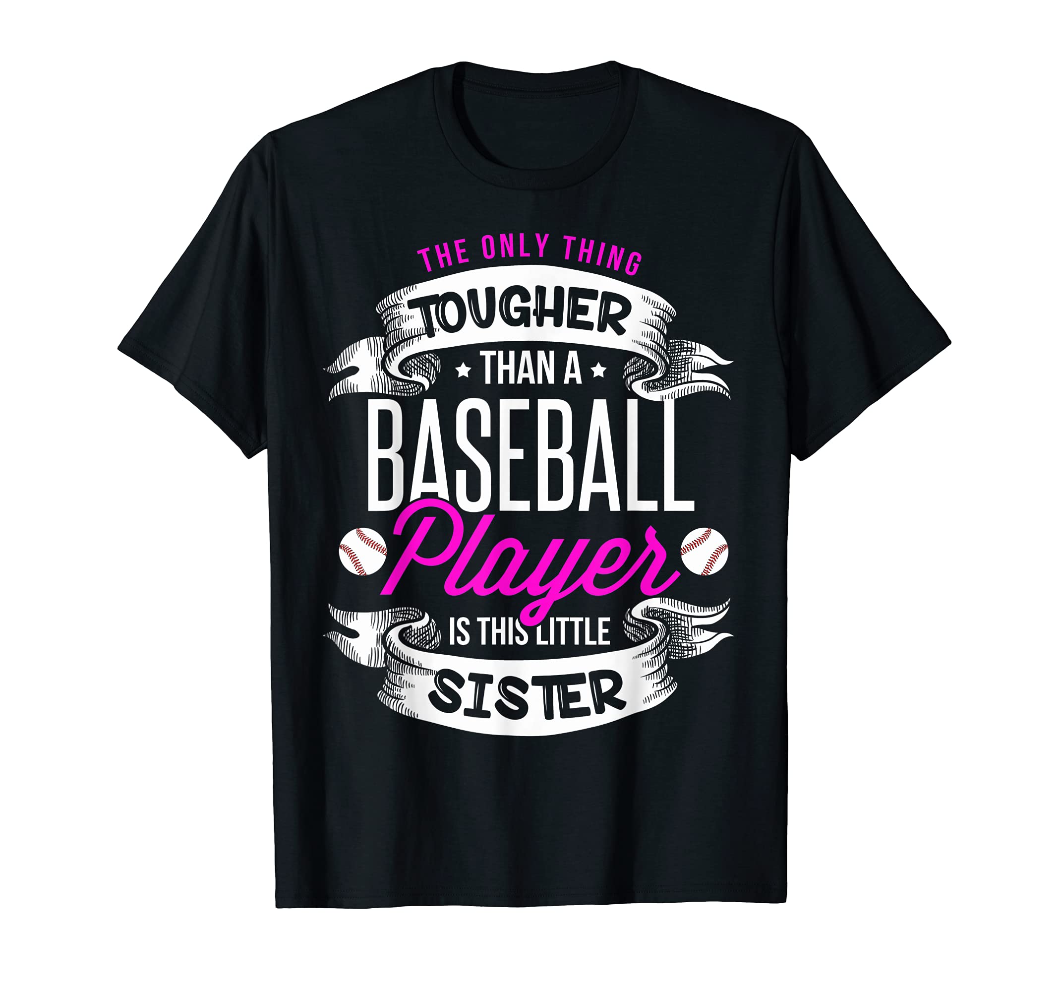 Baseball Little Sister Baseball Sister T-Shirt - Fun Novelty Design Unisex - T-Shirt, Sweatshirt, Hoodie