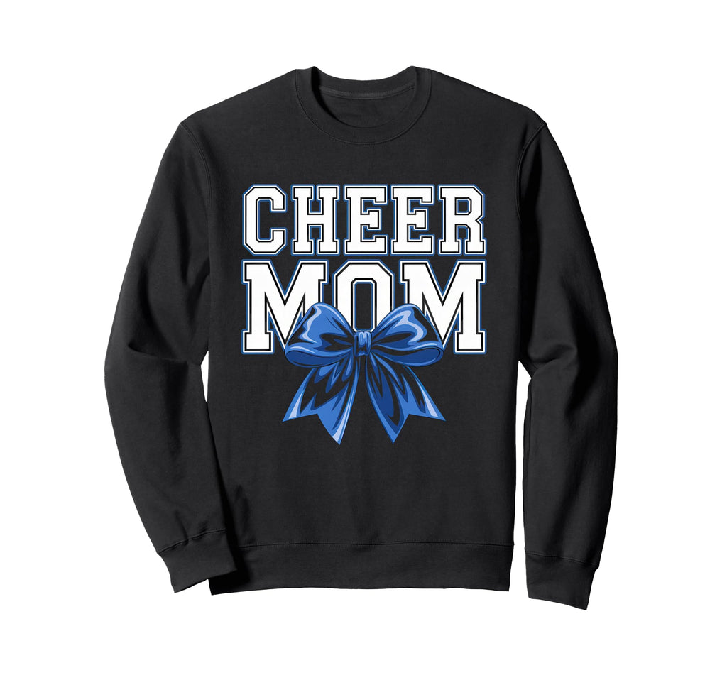 Cheer Mom Mother Bow Cheerleader Sweatshirt - Custom Art Print Men Women - T-Shirt, Sweatshirt, Hoodie