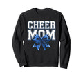 Cheer Mom Mother Bow Cheerleader Sweatshirt - Custom Art Print Men Women - T-Shirt, Sweatshirt, Hoodie