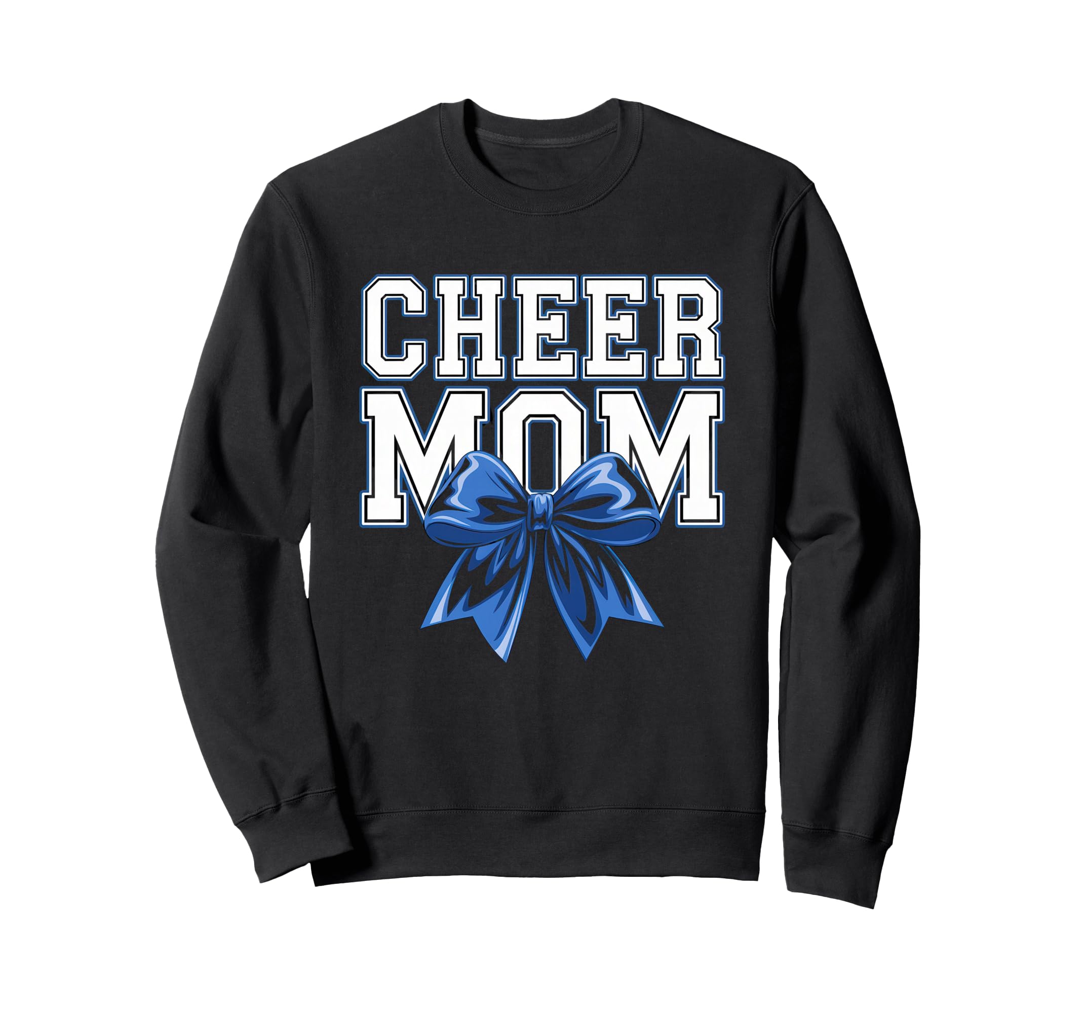 Cheer Mom Mother Bow Cheerleader Sweatshirt - Custom Art Print Men Women - T-Shirt, Sweatshirt, Hoodie
