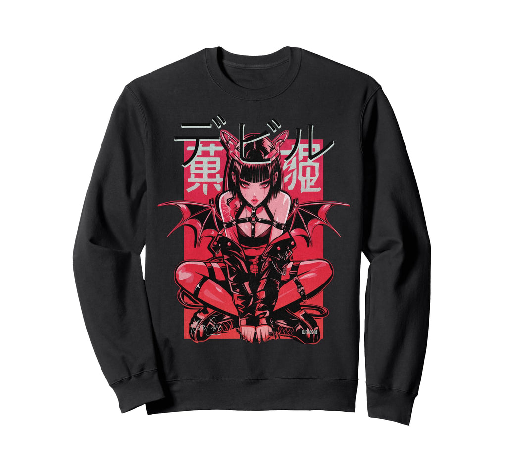 Japan Streetwear Cyberpunk Y2K Sweatshirt - Trendy Graphic Men Women - T-Shirt, Sweatshirt, Hoodie
