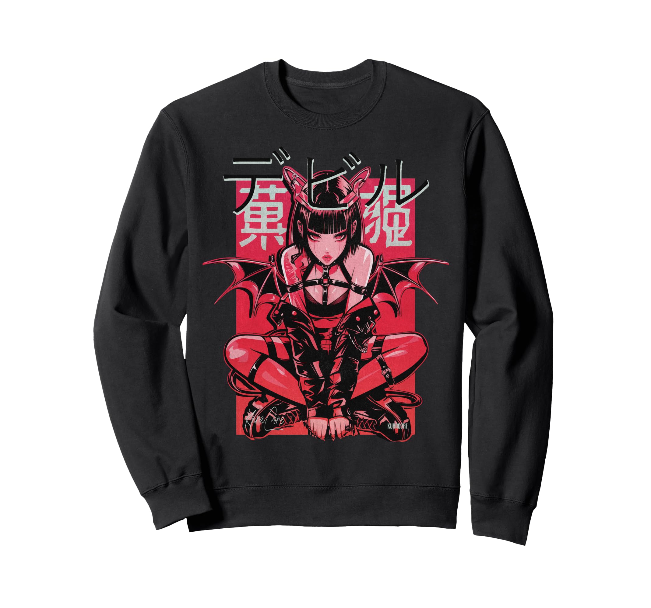 Japan Streetwear Cyberpunk Y2K Sweatshirt - Trendy Graphic Men Women - T-Shirt, Sweatshirt, Hoodie
