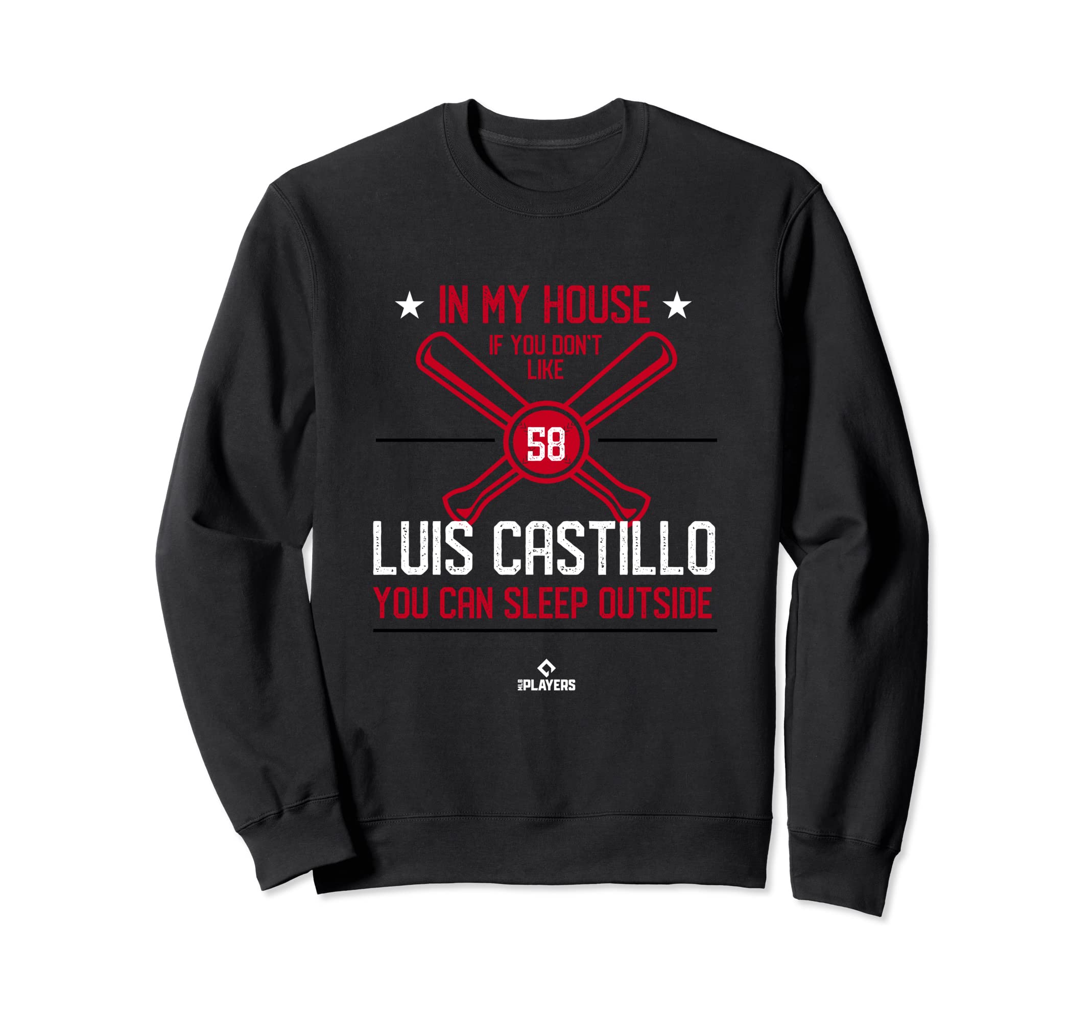 My House Luis Castillo Fans Sweatshirt - Fun Novelty Design for Adults - T-Shirt, Sweatshirt, Hoodie