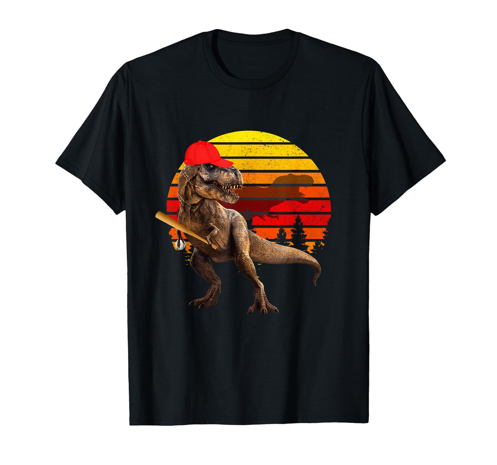 Jurassic T Rex Baseball World Funny T-Shirt - Unique Graphic Men Women - T-Shirt, Sweatshirt, Hoodie