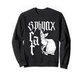 Sphynx Cat Y2K Aesthetic Grunge Sweatshirt - Graphic Print Unisex - T-Shirt, Sweatshirt, Hoodie