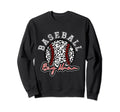 Leopard Cheetah Baseball Big Mama Sweatshirt - Minimalist Print Men Women - T-Shirt, Sweatshirt, Hoodie