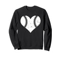 Baseball Heart Funny Baseball Sweatshirt - Fun Novelty Design Unisex - T-Shirt, Sweatshirt, Hoodie