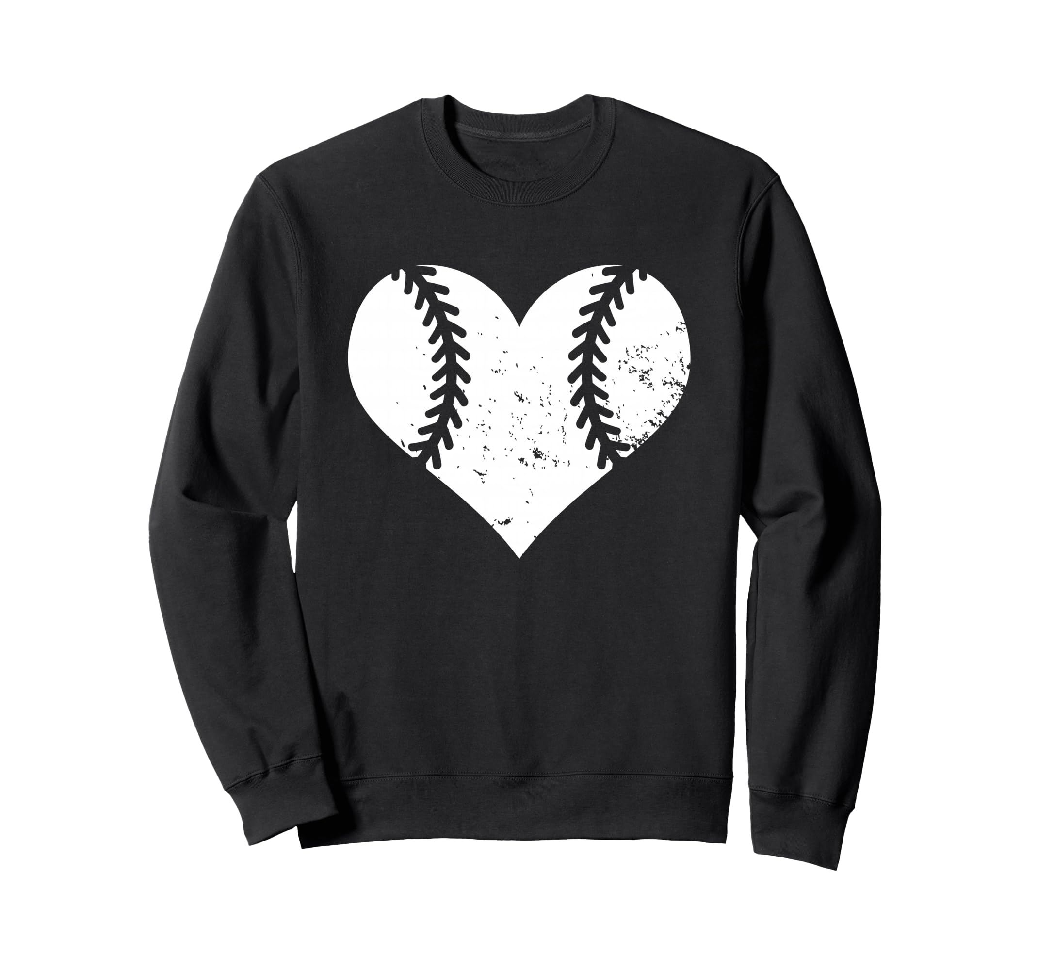Baseball Heart Funny Baseball Sweatshirt - Fun Novelty Design Unisex - T-Shirt, Sweatshirt, Hoodie
