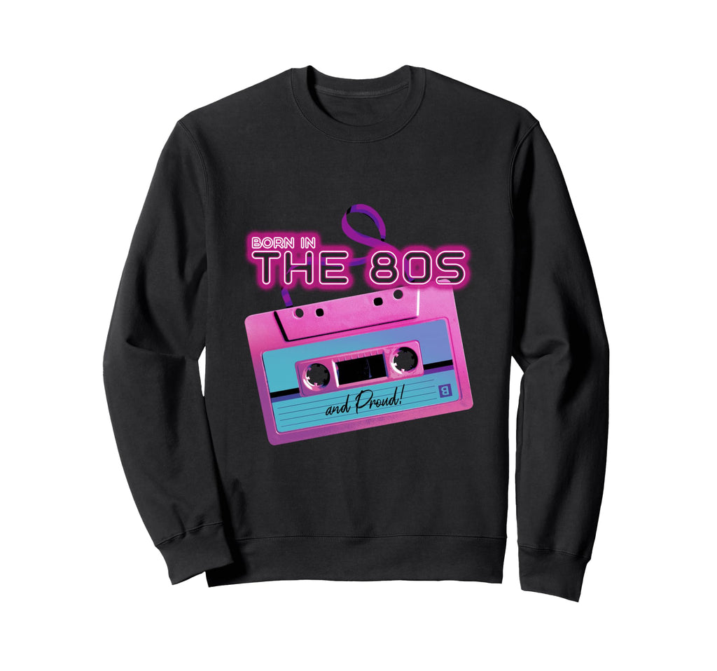 I Love 80S Pop Culture Sweatshirt - Casual Everyday Wear for Adults - T-Shirt, Sweatshirt, Hoodie