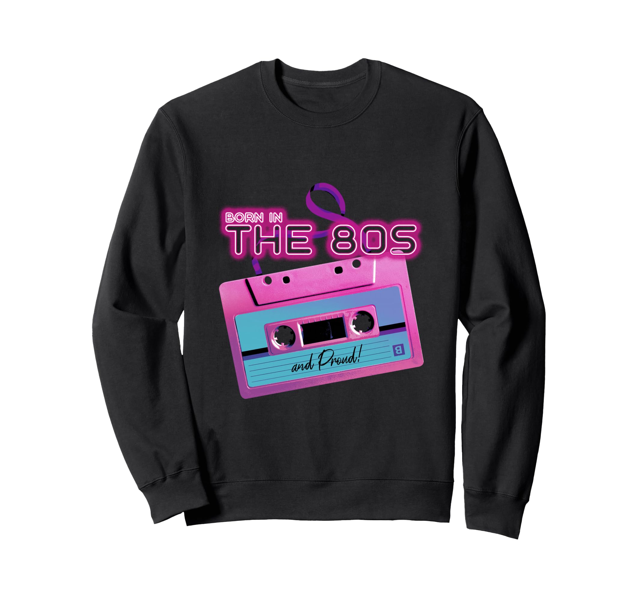 I Love 80S Pop Culture Sweatshirt - Casual Everyday Wear for Adults - T-Shirt, Sweatshirt, Hoodie