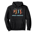 Speech Therapist Holidays Boho Groovy Hoodie - Streetwear Style for Adults - T-Shirt, Sweatshirt, Hoodie