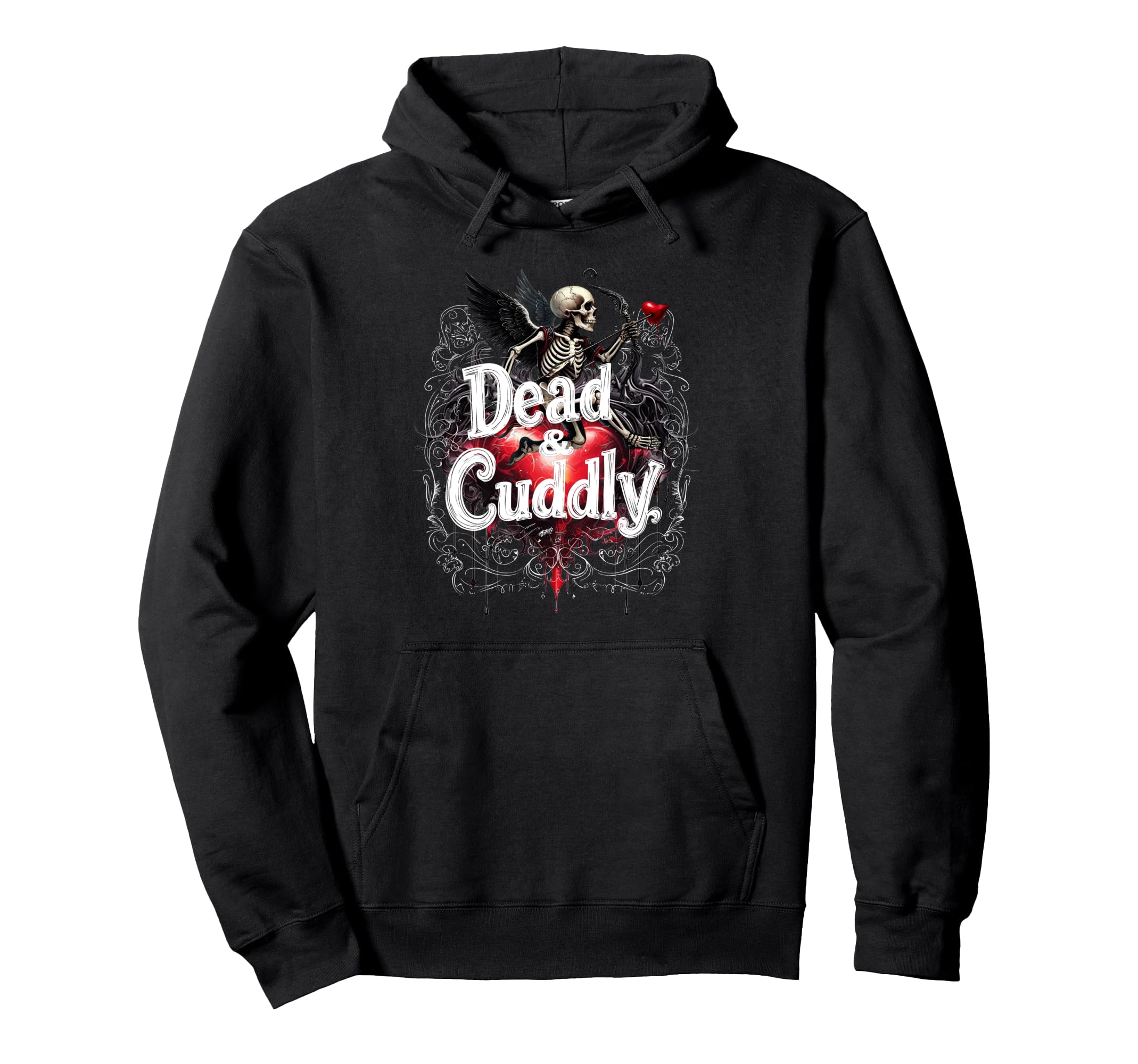 Dead And Cuddly Gothic Alt Grunge Hoodie - Casual Everyday Wear for Adults - T-Shirt, Sweatshirt, Hoodie