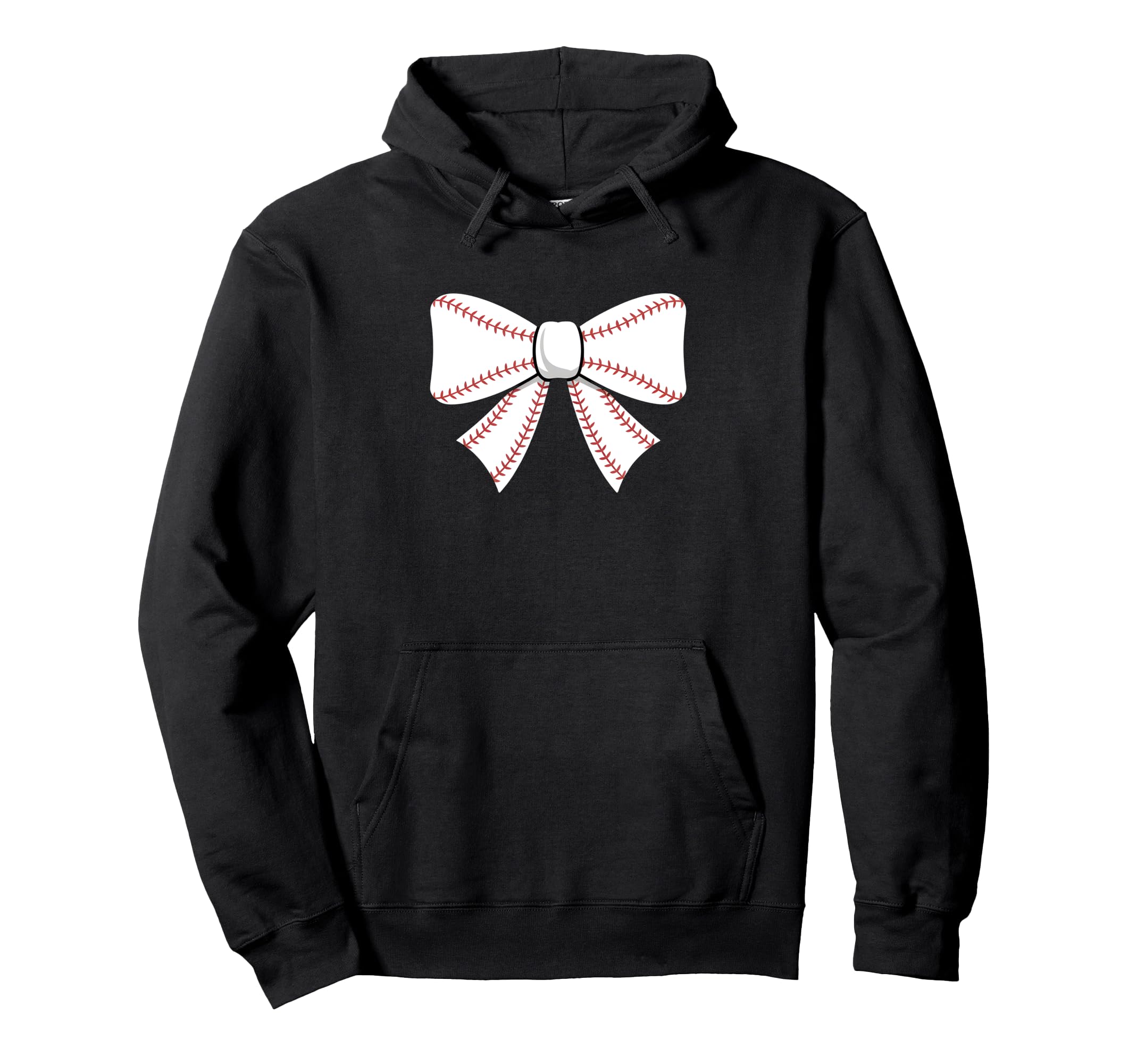 Baseball Bow Baseball Mom Mama Hoodie - Aesthetic Graphic for Adults - T-Shirt, Sweatshirt, Hoodie