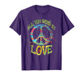 All You Need Is Love Hippie T-Shirt - Graphic Print for Adults - T-Shirt, Sweatshirt, Hoodie