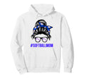 Messy Bun Softball Momma Life Funny Mom Hoodie - Streetwear Style Unisex - T-Shirt, Sweatshirt, Hoodie