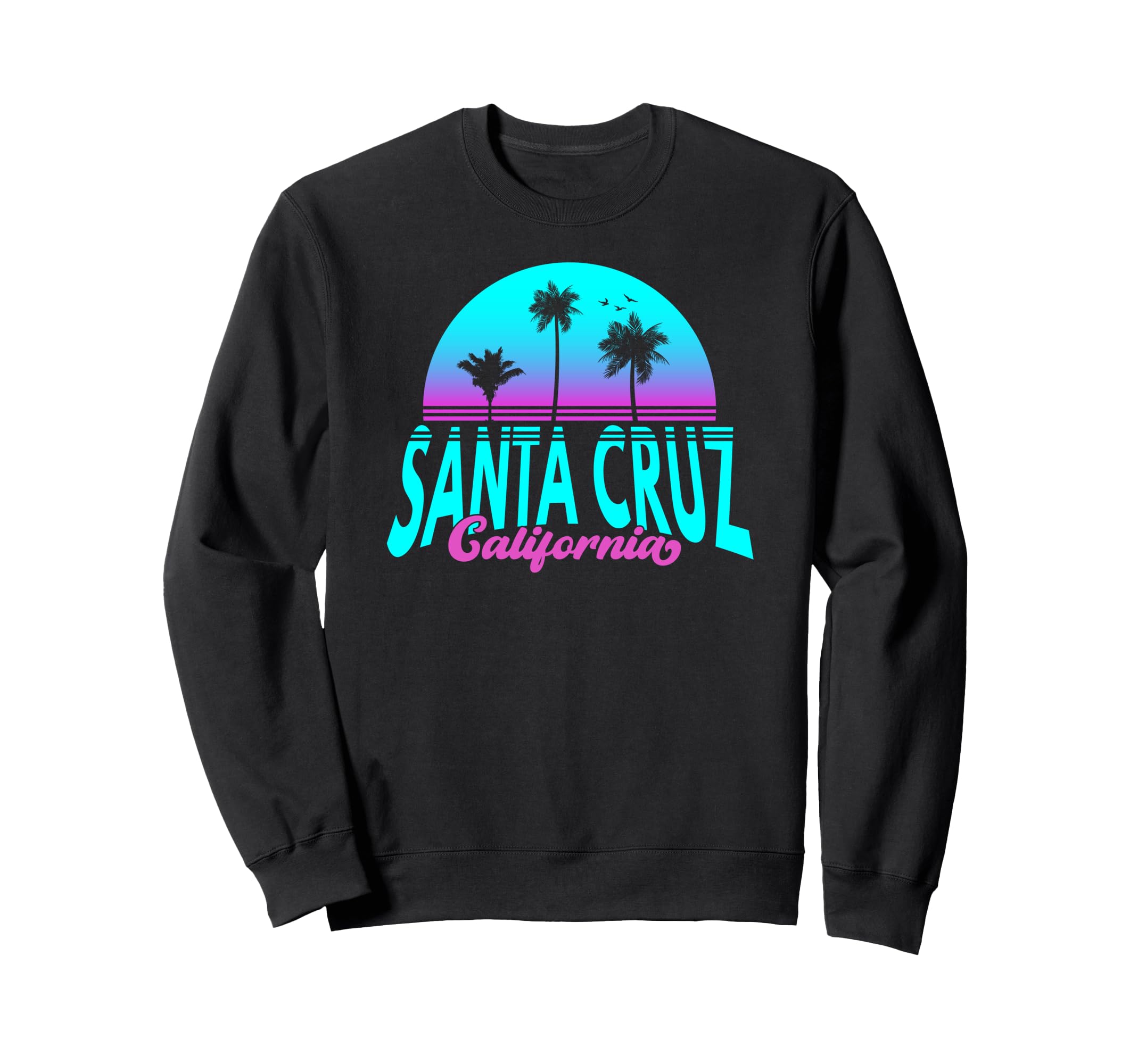 Santa Cruz California Sunset Sweatshirt - Streetwear Style Men Women - T-Shirt, Sweatshirt, Hoodie