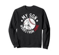 Baseball Catcher Dad Funny Baseball Sweatshirt - Trendy Graphic Unisex - T-Shirt, Sweatshirt, Hoodie