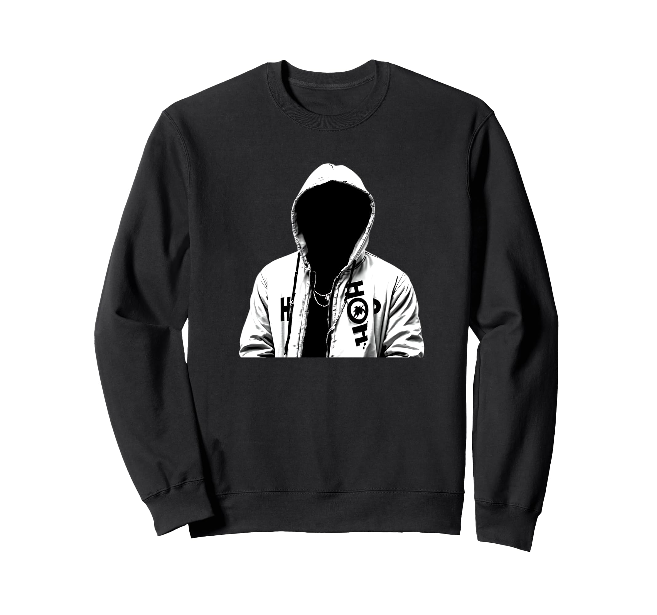 Hip Hop Rapper Old School Sweatshirt - Casual Everyday Wear Unisex - T-Shirt, Sweatshirt, Hoodie