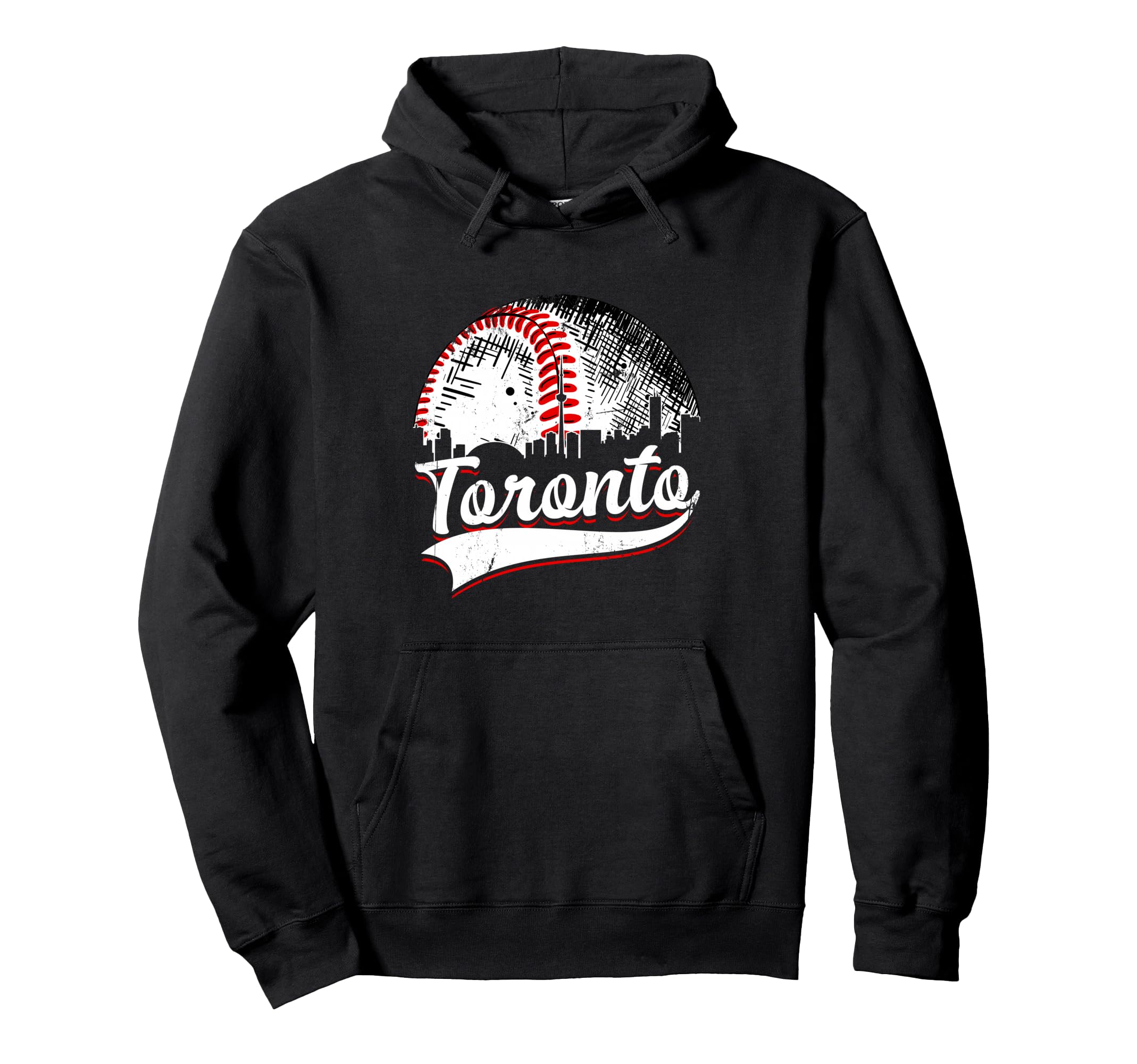 Toronto Baseball Lover Game Day Hoodie - Novelty Apparel for Adults - T-Shirt, Sweatshirt, Hoodie