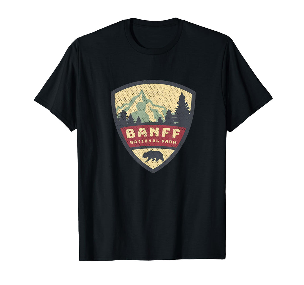 Canadian Banff National Park Rustic T-Shirt - Novelty Apparel Unisex - T-Shirt, Sweatshirt, Hoodie
