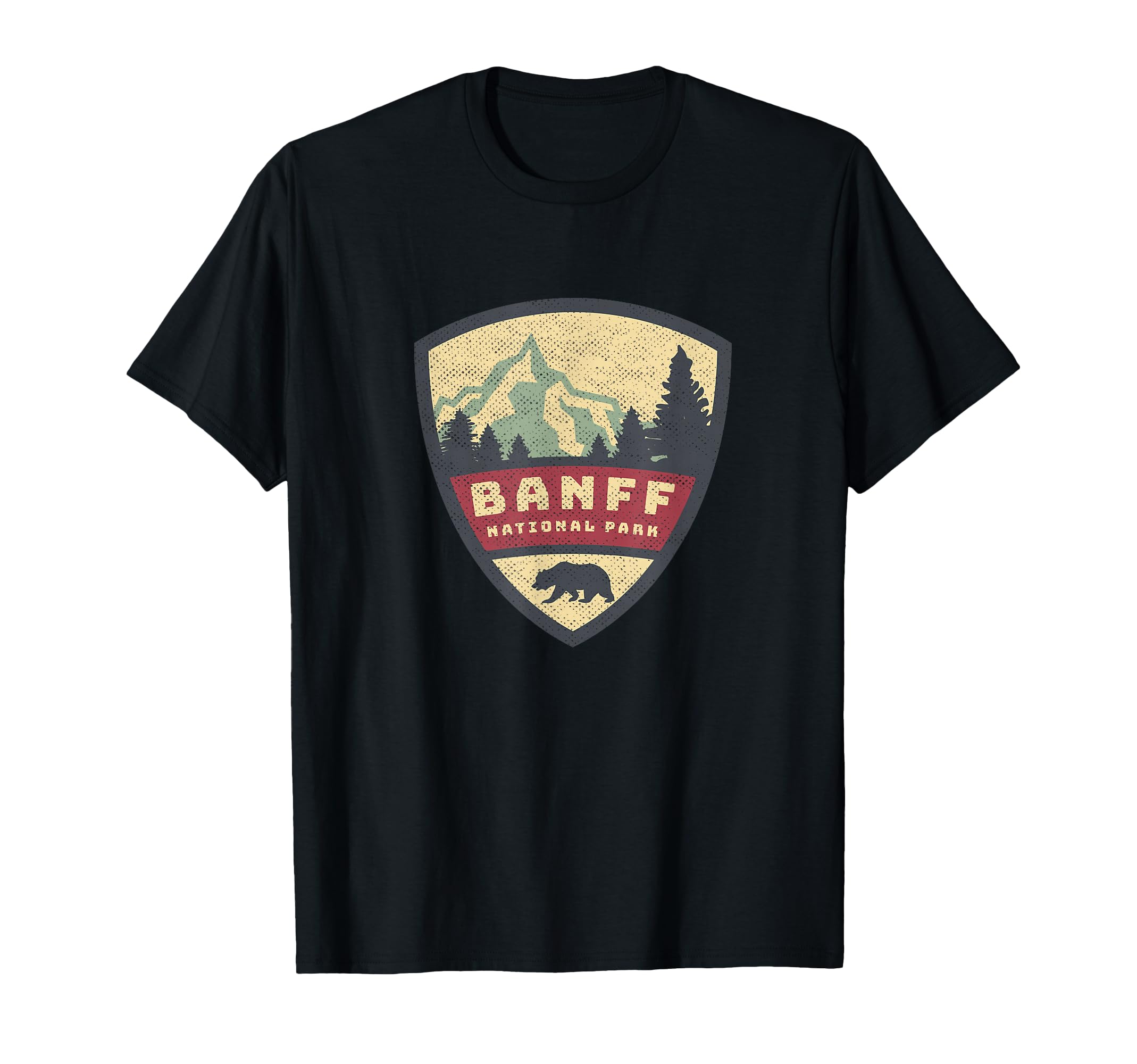 Canadian Banff National Park Rustic T-Shirt - Novelty Apparel Unisex - T-Shirt, Sweatshirt, Hoodie