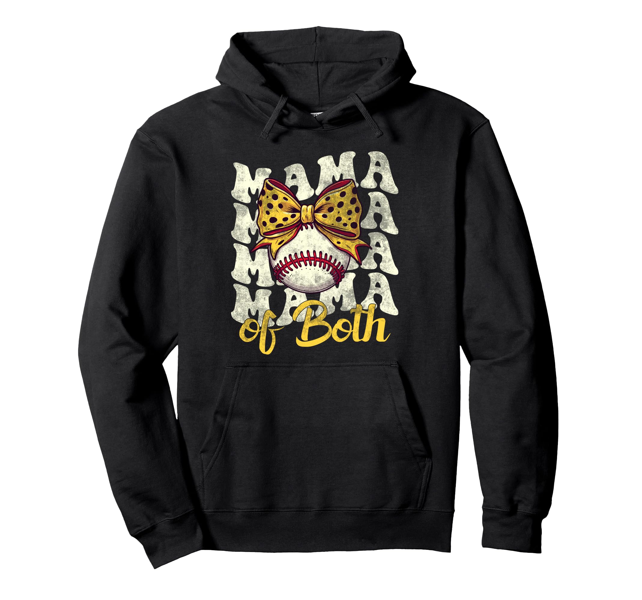 Leopard Mothers Day Mama Mom Both Hoodie - Graphic Print Men Women - T-Shirt, Sweatshirt, Hoodie