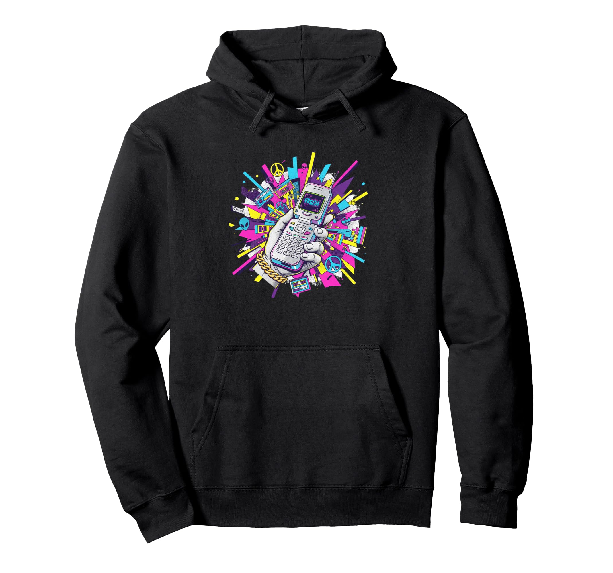 Y2K Aesthetic Hip Hop Streetwear 90S 00S Hoodie - Graphic Print Unisex - T-Shirt, Sweatshirt, Hoodie